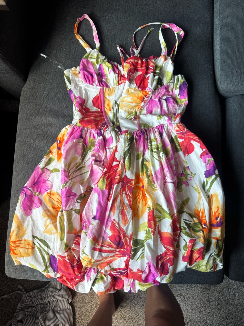Floral mini dress